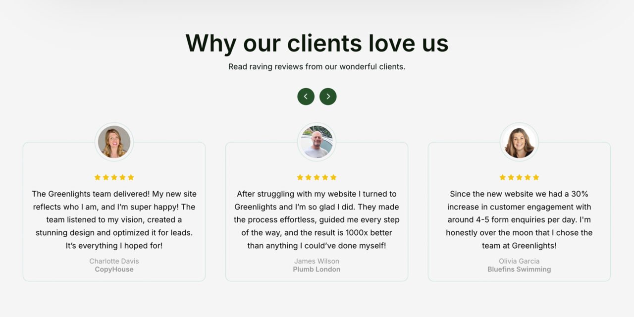 Why our clients love us